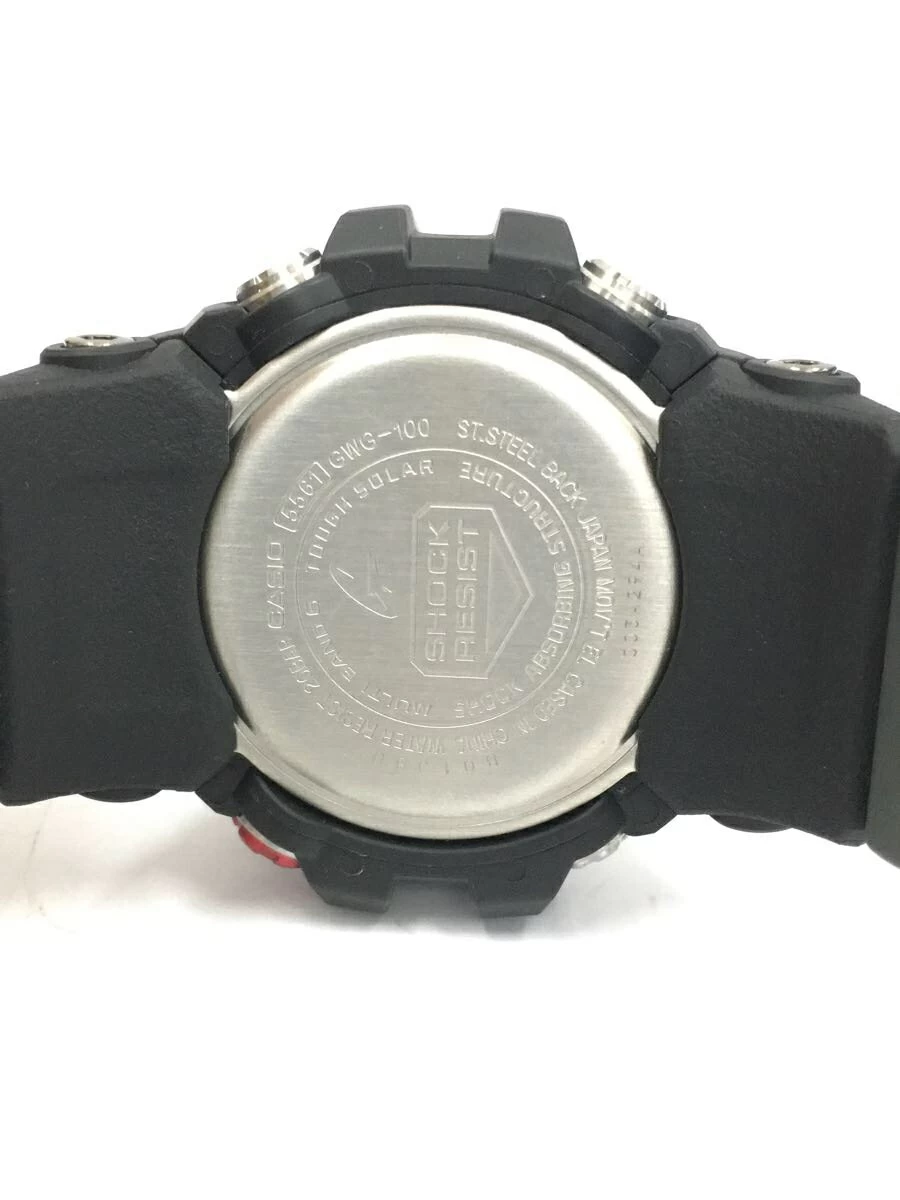 CASIO ◆ MUDMASTER/Radio Wave Solar/GWG-100-1A8JF/Digiana/GRY/G-SHOCK