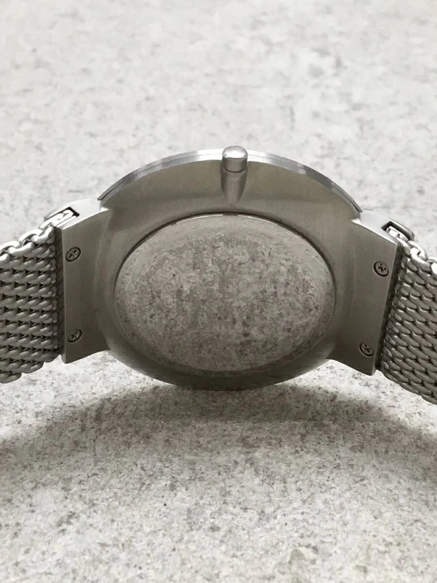 SKAGEN ◆ Quartz/Analog/Stainless/GRN Arabian Index Mesh Steel Belt