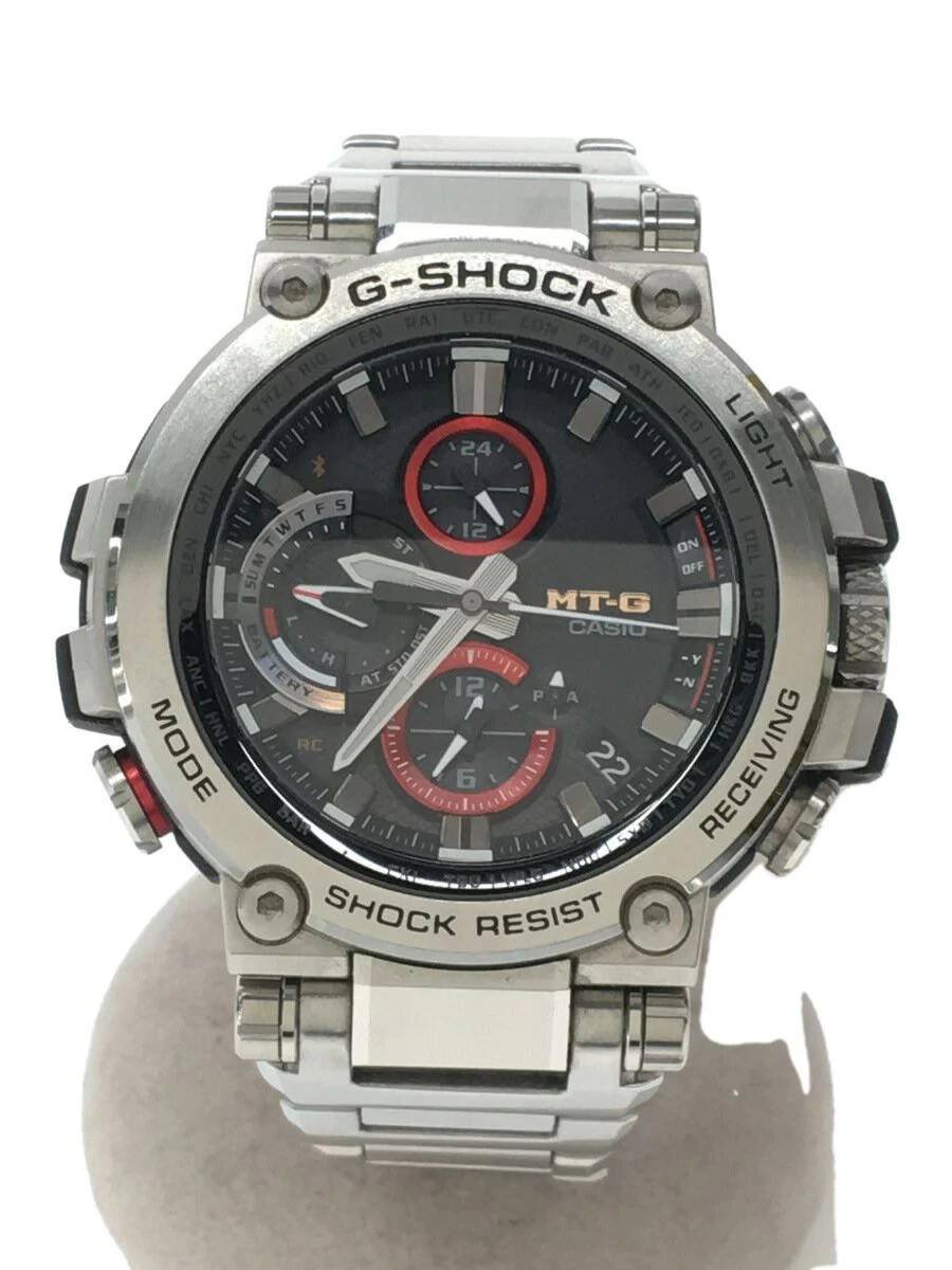 CASIO ◆ Solar G-SHOCK/Analog/Stainless/SLV/SLV/SS/MTG-B1000D-1AJF