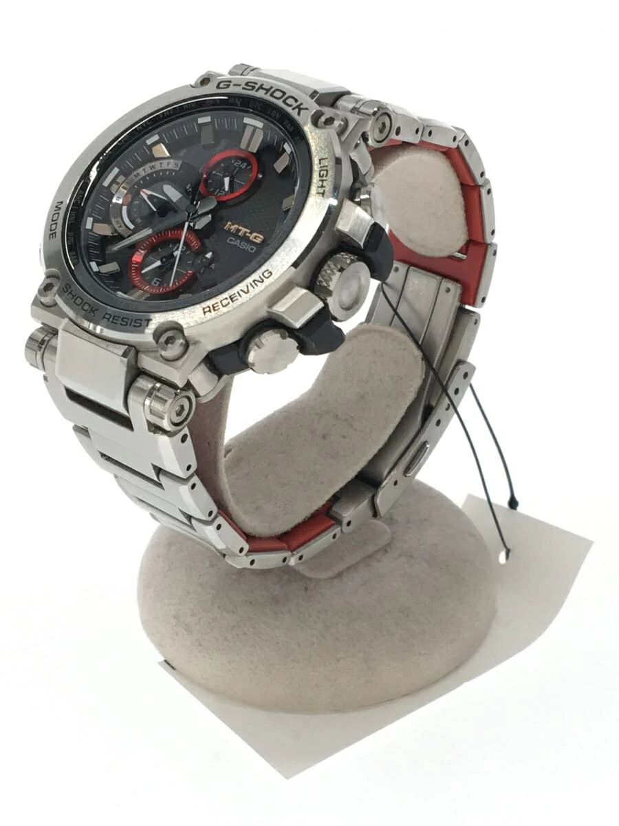 CASIO ◆ Solar G-SHOCK/Analog/Stainless/SLV/SLV/SS/MTG-B1000D-1AJF