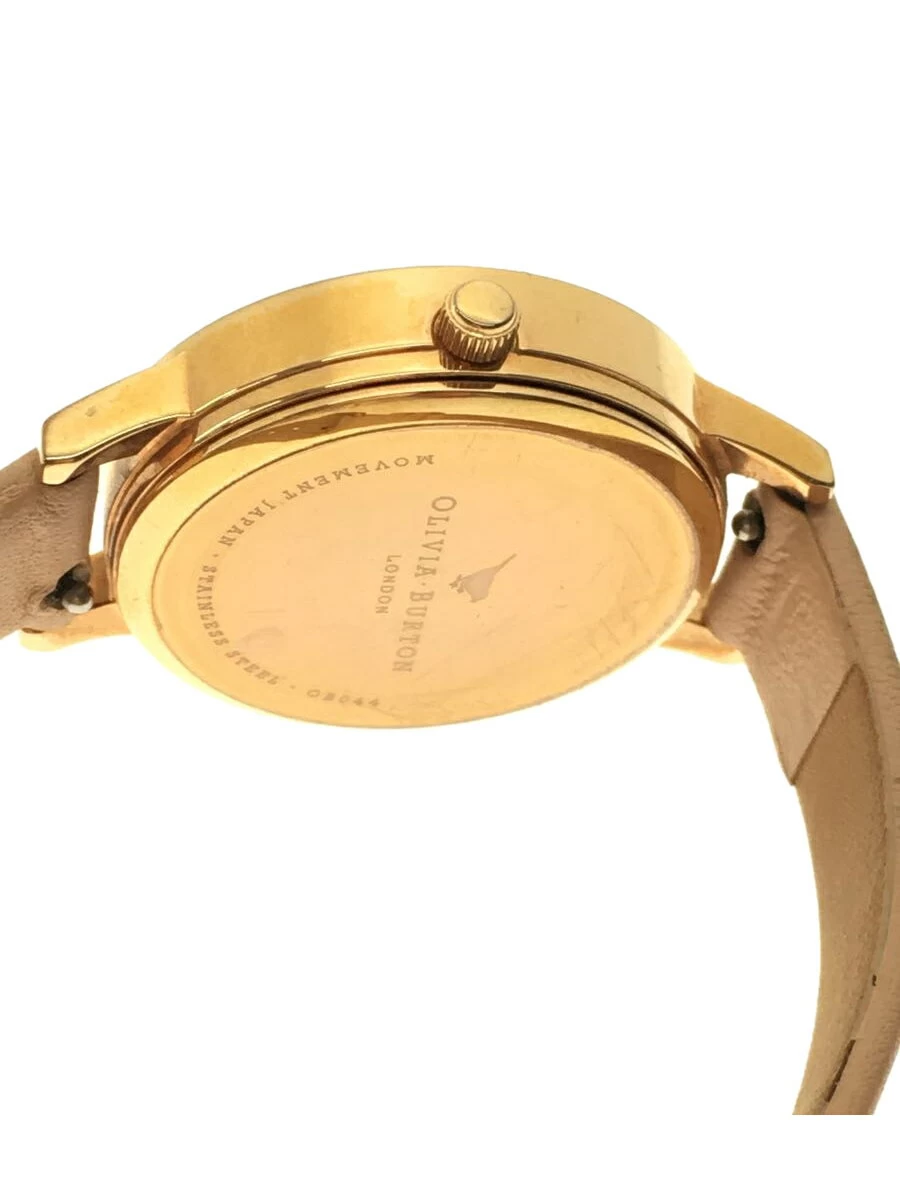 OLIVIA BURTON ◆/analog/leather/WHT/BEG