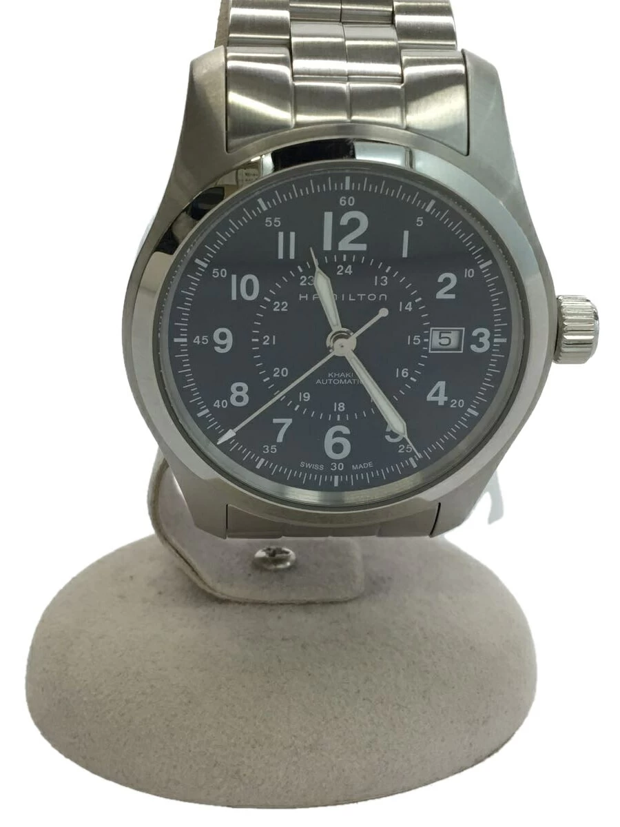 Hamilton ◆ Automatic/Analog/Stainless Steel/NVY/SLVKHAKI Field Arabian Index Date H706050