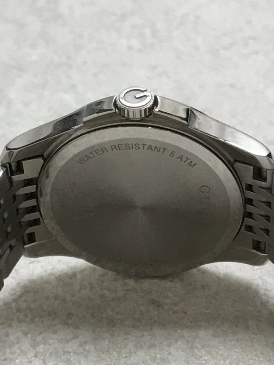 GUCCI ◆ 126.5/G timeless/quartz/analog/stainless steel/white/silver G-TIMELESS
