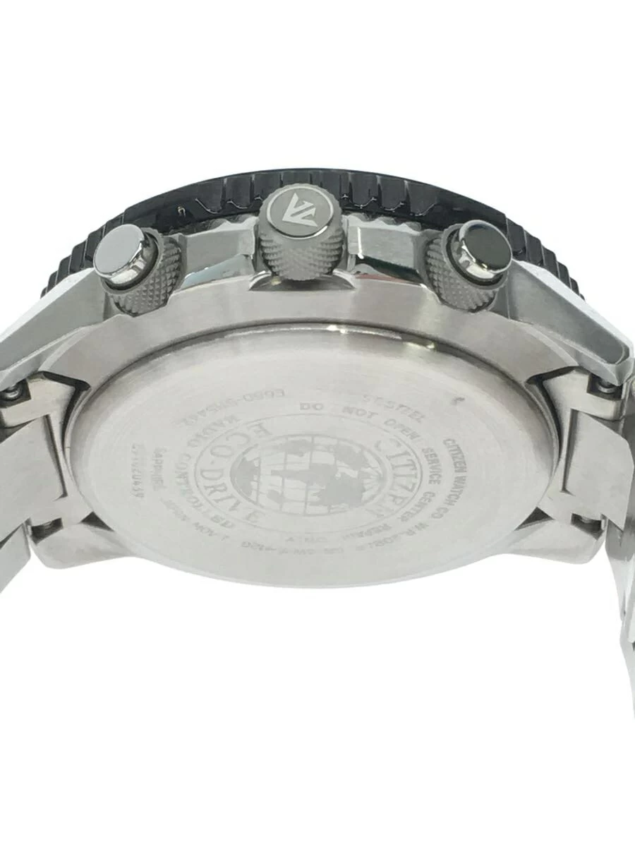 CITIZEN ◆ PRO MASTER/CB5001-57E/Solar/Analog/Stainless Steel/BLK/SLV Chronograph Radio Wave Eco-Drive Pro Master