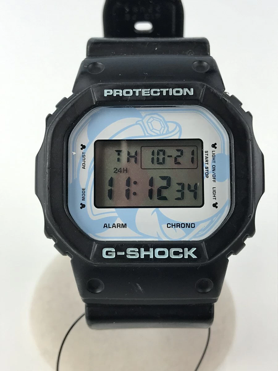 CASIO ◆ DW-5600VT/Tokyo DisneySea 15th Anniversary/Limited to 1500 Books/Leather/WHT/BLK