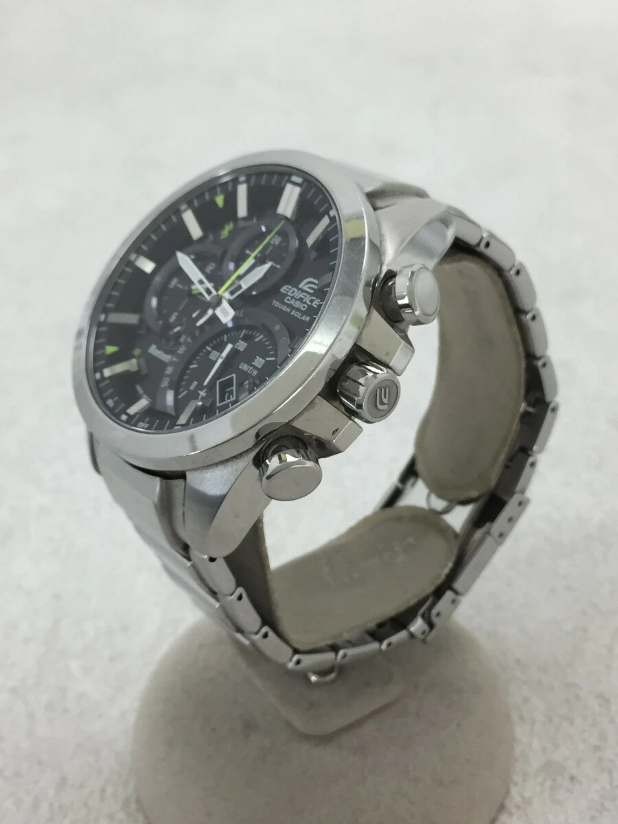 CASIO ◆ Casio/Solar/EDIFICE/Analog/Stainless/BLK/SLV