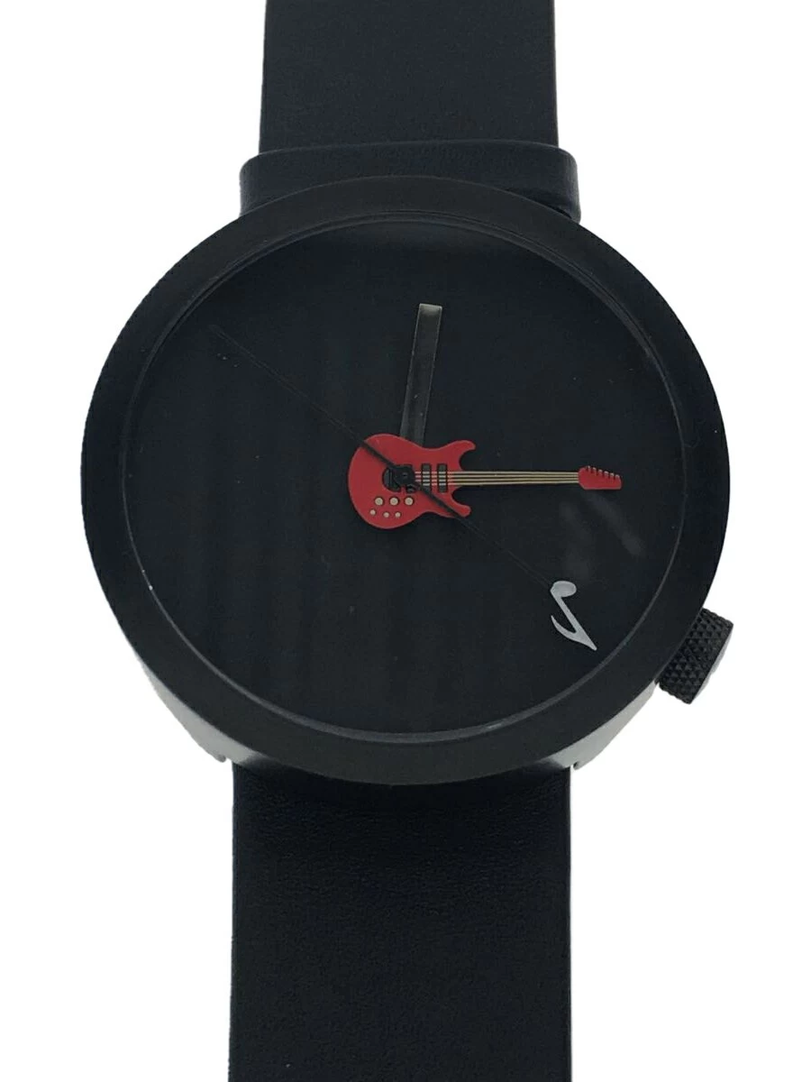 AKTEO/quartz/analog/leather/black/MADE IN FRANCE