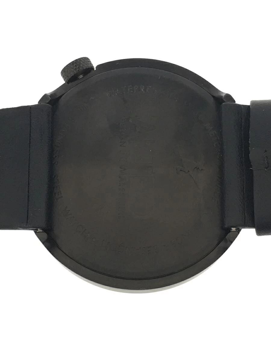 AKTEO/quartz/analog/leather/black/MADE IN FRANCE