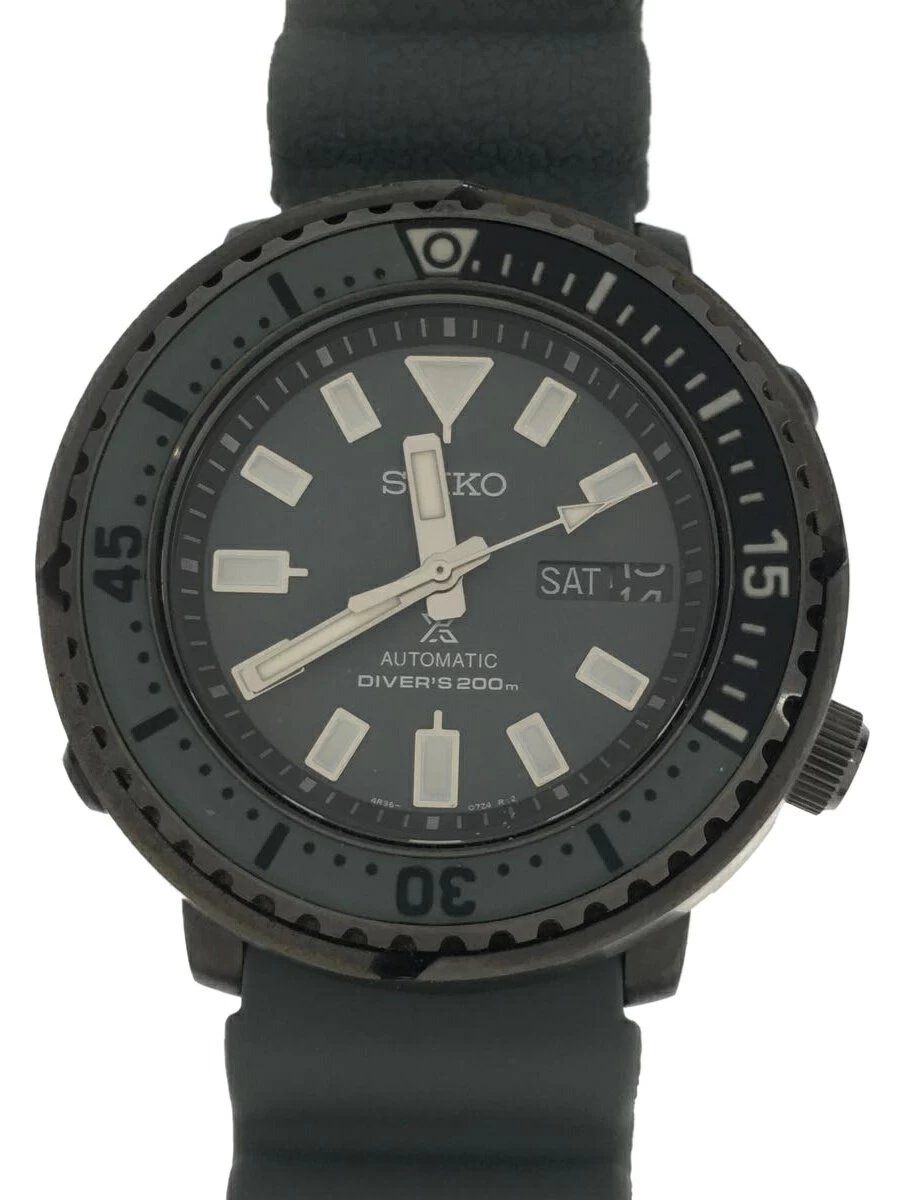 seiko ◆ automatic/analog/rubber/4R36-08A0/seiko - Prospex Grey/included Prospex