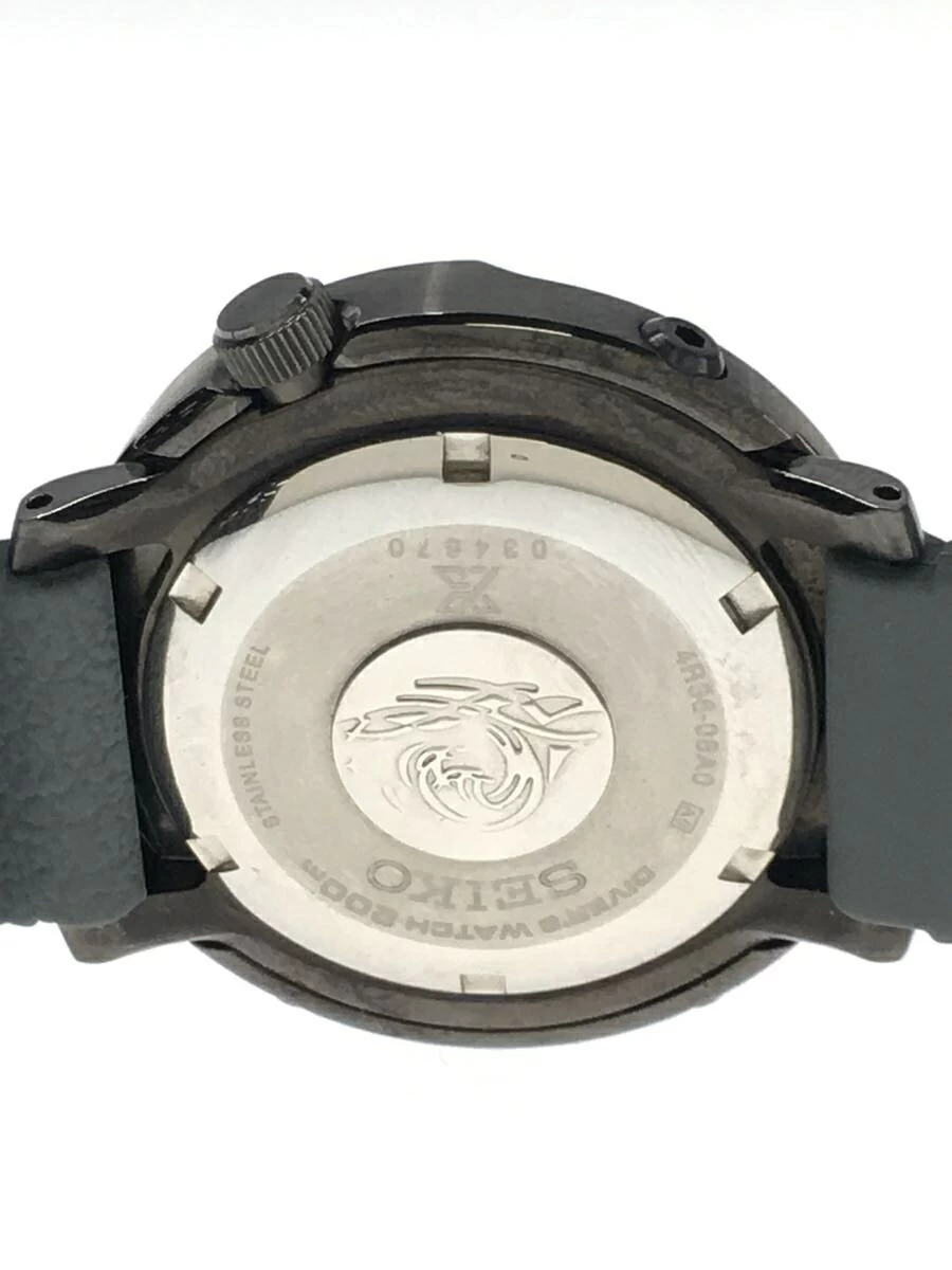 seiko ◆ automatic/analog/rubber/4R36-08A0/seiko - Prospex Grey/included Prospex