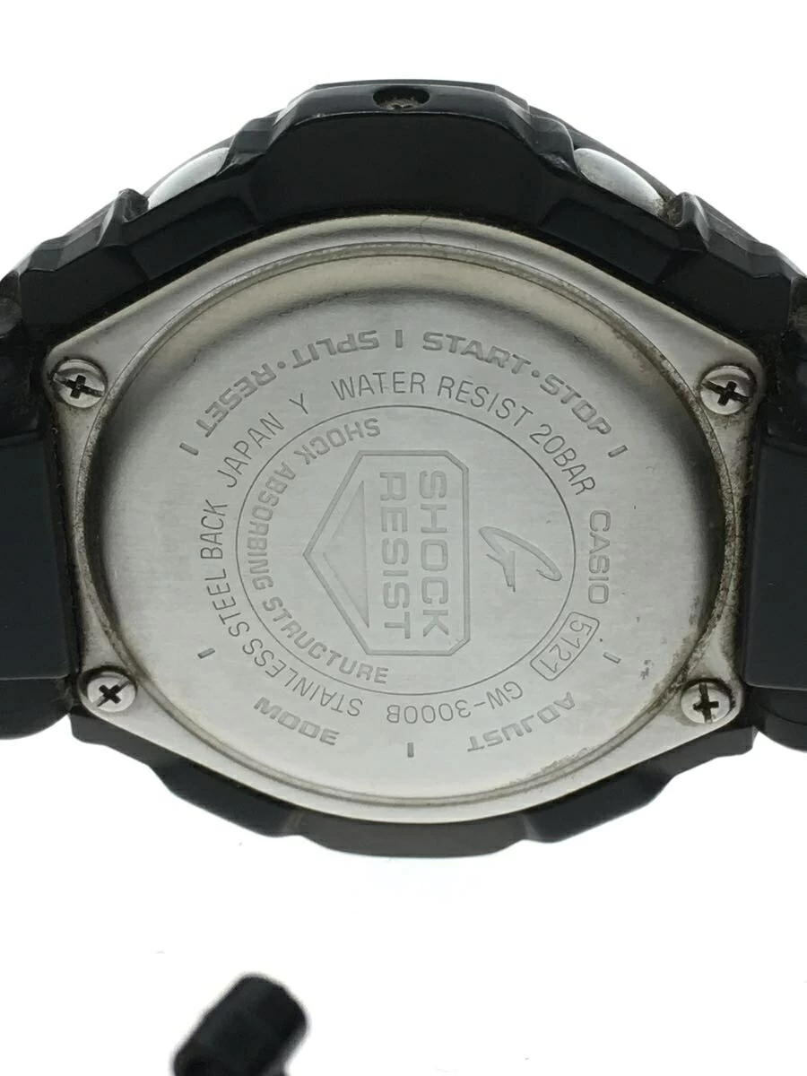 CASIO ◆ GW-3000B-1AJF/G-SHOCK/SOLAR G-SHOCK/ANALOG /BLK/BLK
