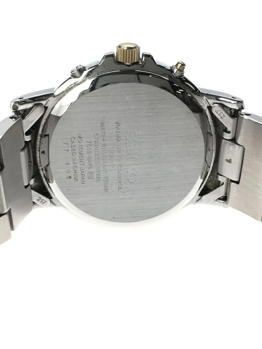 SEIKO ◆ Spirit/Quartz/Analog/Silver/7B52-0AF0