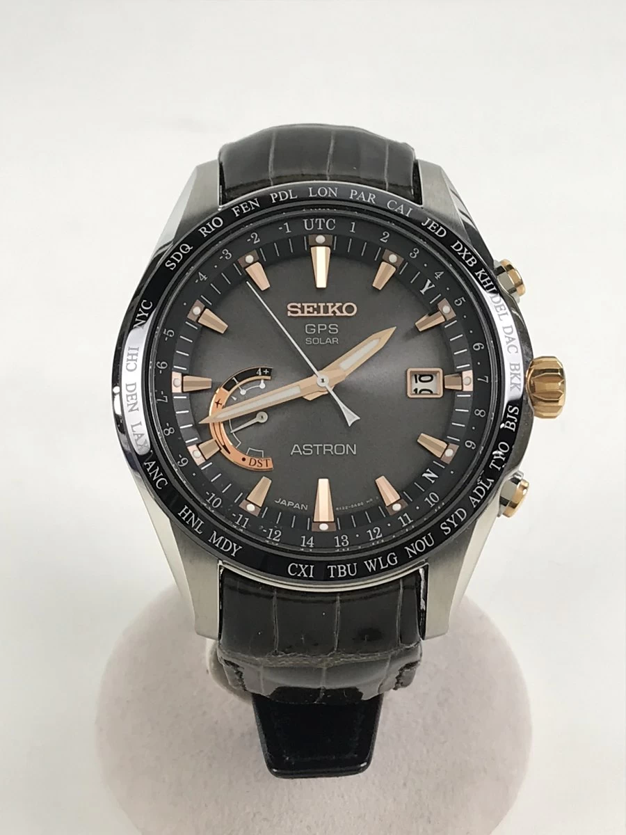 SEIKO ◆ Solar/Analog/Titanium/SBXB095/Astron/BX Series/Genuine Belt/691630GPS 8Z22-0AG0-2