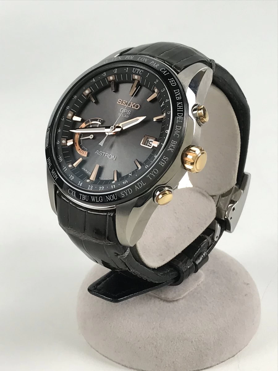 SEIKO ◆ Solar/Analog/Titanium/SBXB095/Astron/BX Series/Genuine Belt/691630GPS 8Z22-0AG0-2