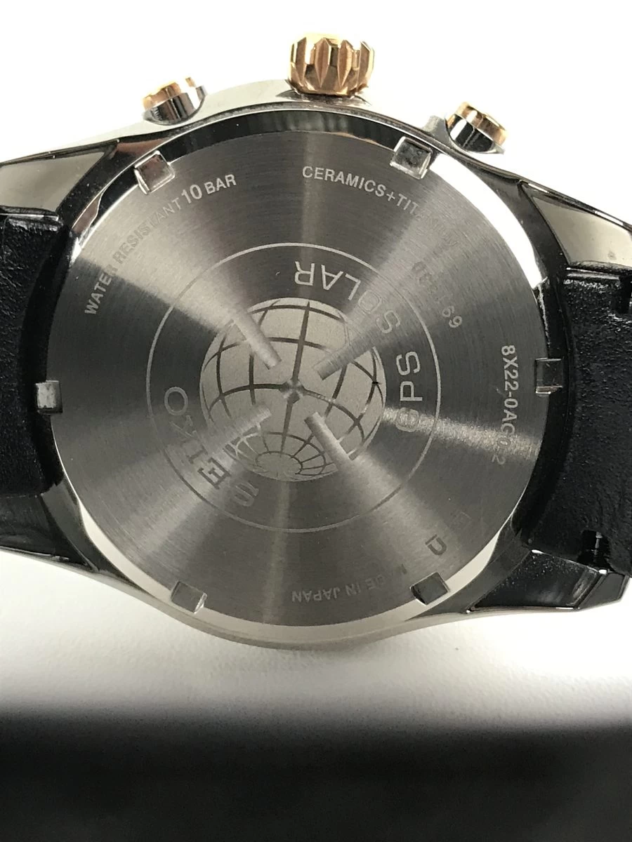 SEIKO ◆ Solar/Analog/Titanium/SBXB095/Astron/BX Series/Genuine Belt/691630GPS 8Z22-0AG0-2