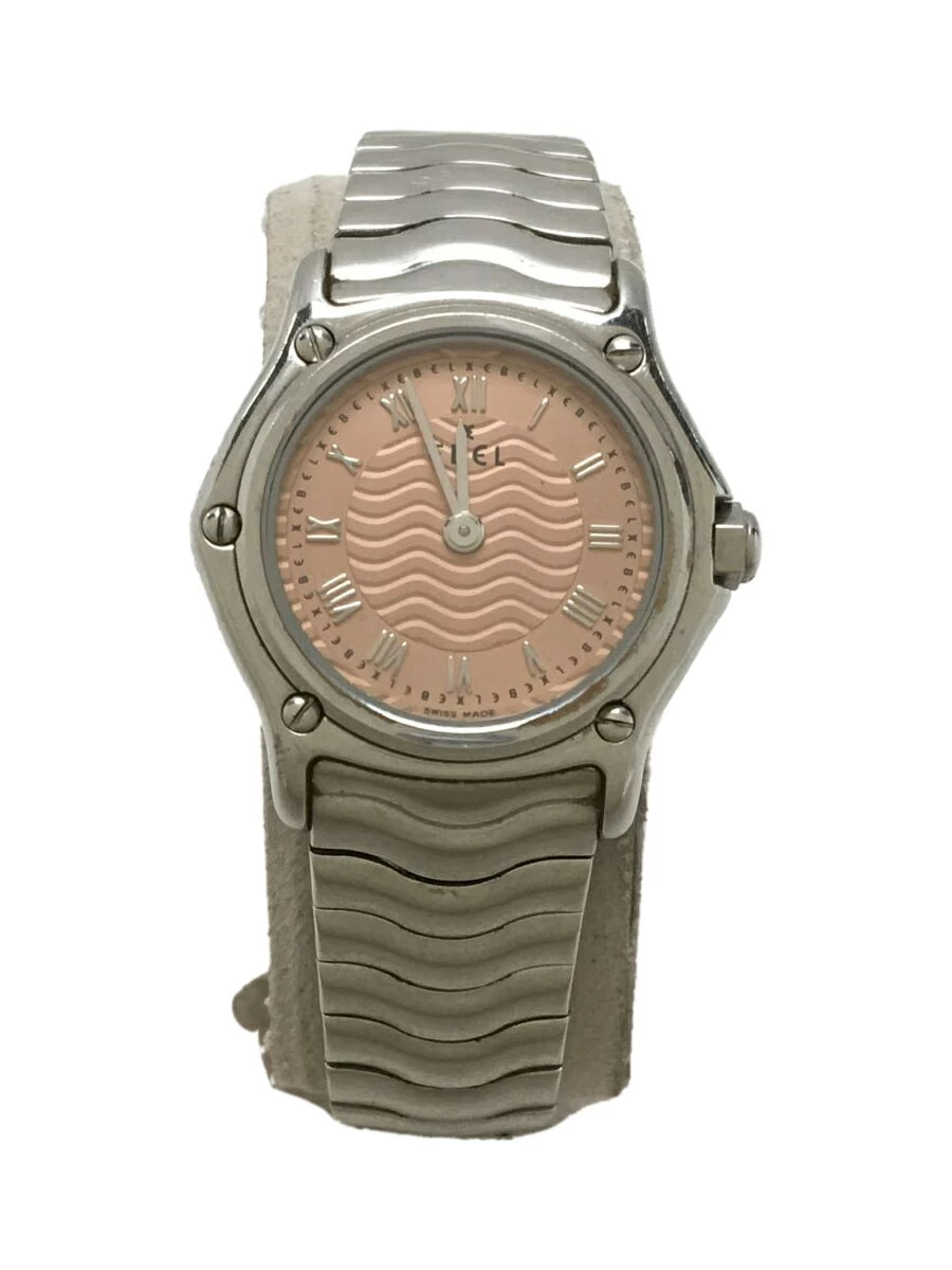 EBEL ◆ SPORT CLASSIC/quartz/analog/stainless steel/PNK/SLV/E9157112