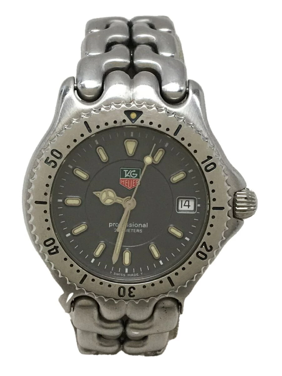 TAGHEUER ◆ Professional/Quartz/Analog/Stainless Steel/Gry/WG1213-KO