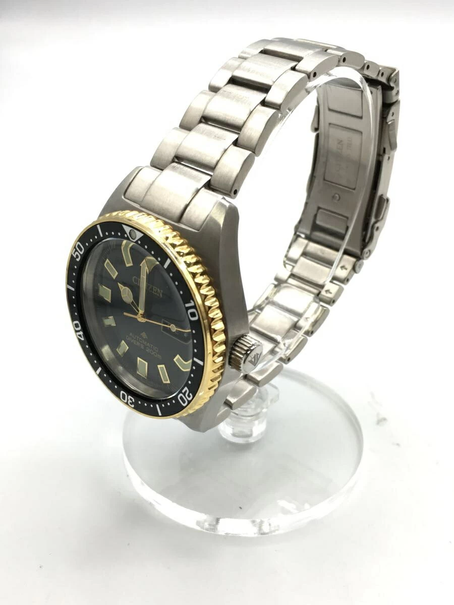 CITIZEN ◆ Promaster/Dive Watch/Automatic/Analog/Stainless Steel/BLK/SLV