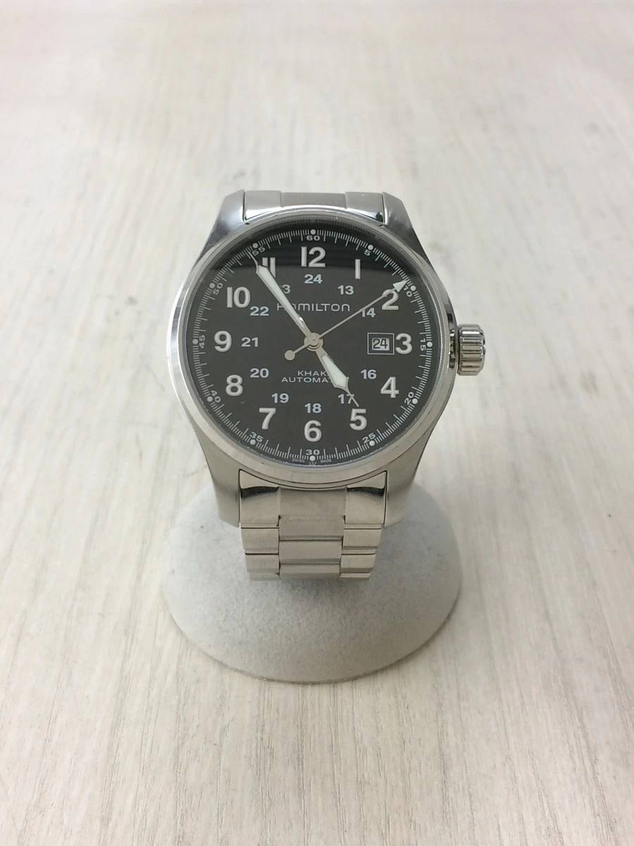 HAMILTON ◆ Khaki Field Automatic Winding/Analog/Stainless Steel/BLK/SLV/H706250