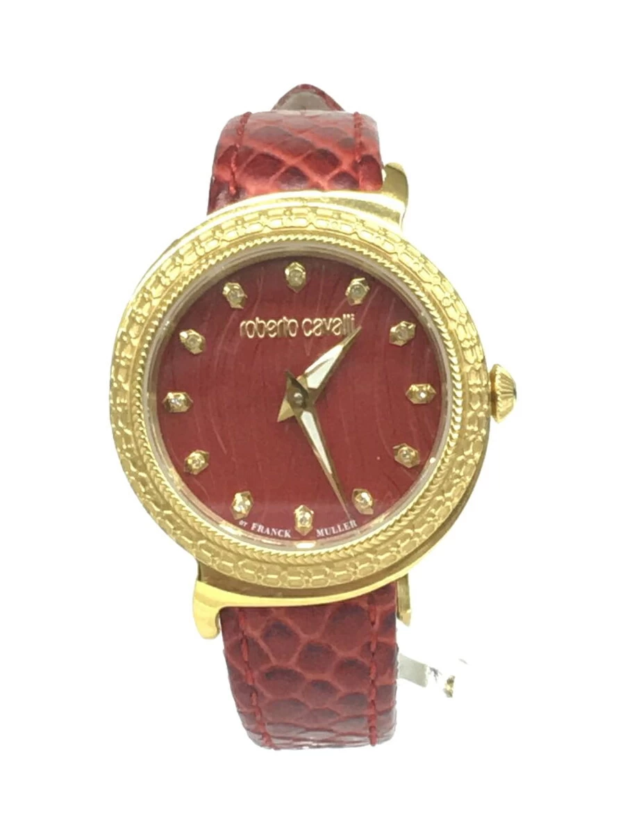 Roberto Cavalli ◆ Quartz/Analog/Red/by FRANCK MULLER