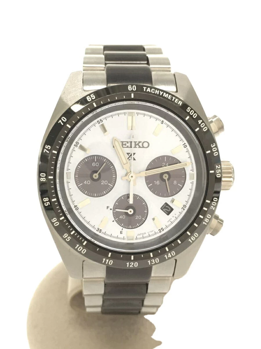 SEIKO ◆ speed timer/chronograph/V192-0AG0/SBDL093 /quartz/analog/stainless