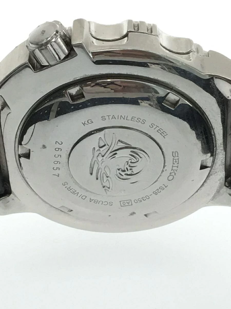 SEIKO ◆ Divers/Black Monster/with replacement belt/automatic/analog/rubber/