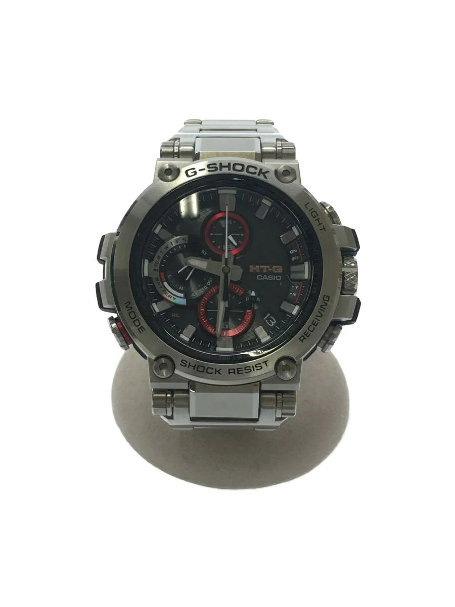 CASIO ◆ Solar G-SHOCK/Analog/Stainless Steel/SLV/SLV/MTG-B1000D-1AJF