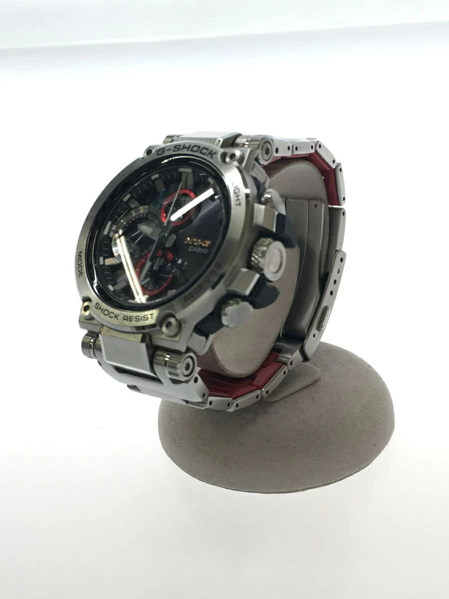 CASIO ◆ Solar G-SHOCK/Analog/Stainless Steel/SLV/SLV/MTG-B1000D-1AJF