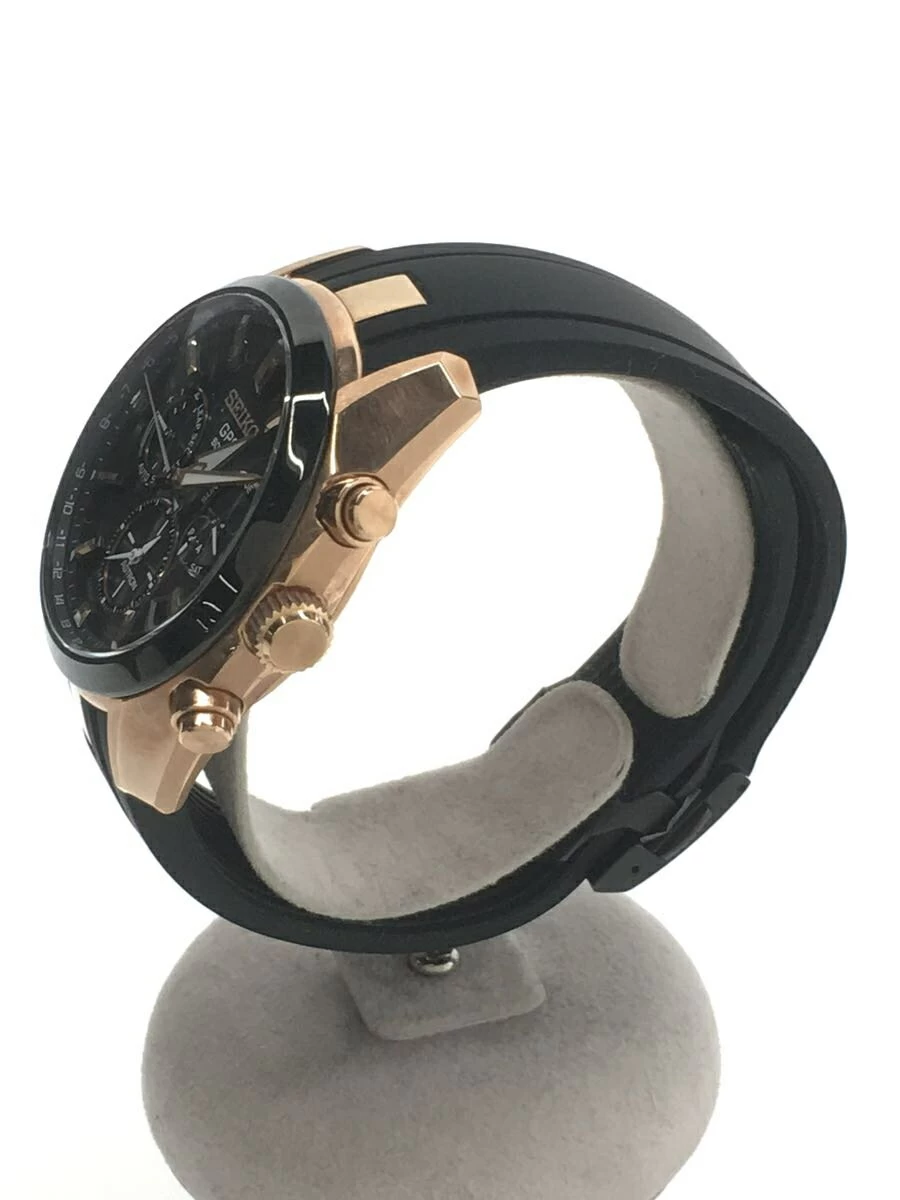 SEIKO ◆ ASTRON/5X Series Dual Time GPS Solar Watch/Rubber/5x53-0AJ0
