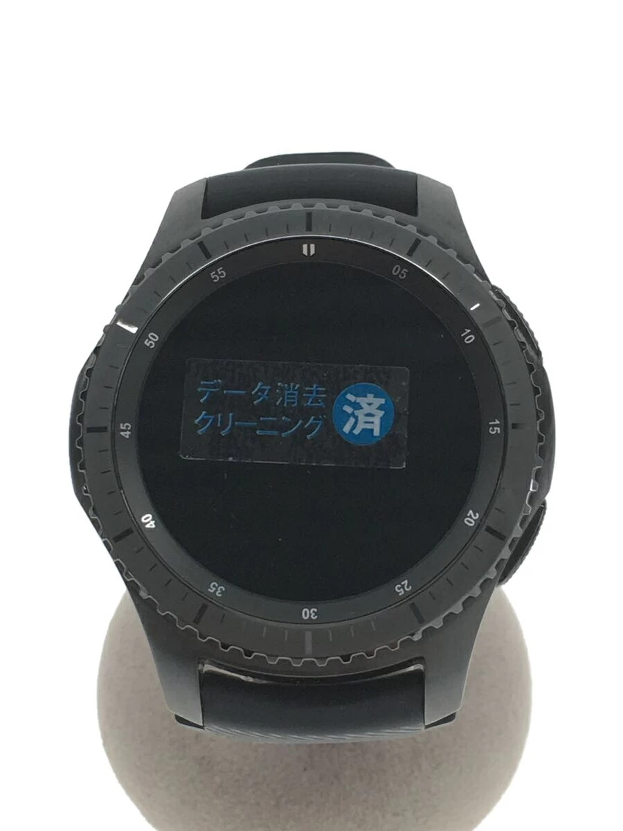 Samsung ◆ Galaxy Gear S3 Frontier SM-R760NDAAXJP/digital/leather/BLK/BLK