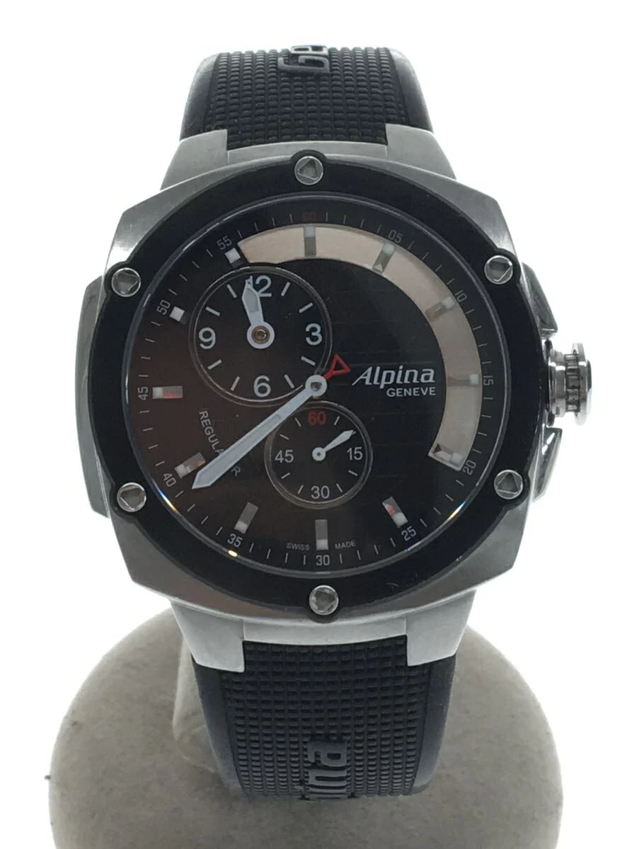ALPINA ◆ Avalanche/Extreme/Regulator/Small Seconds/Analog/Rubber/WHT/BLK