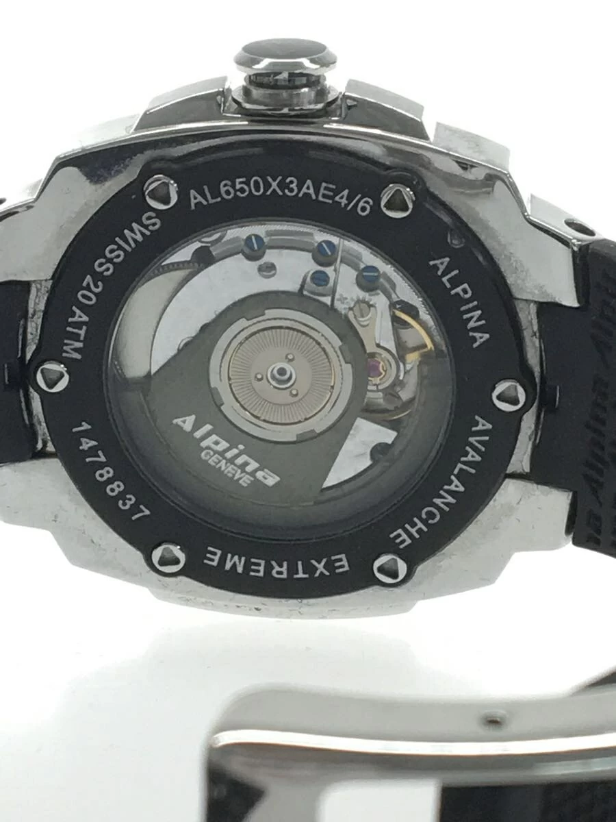 ALPINA ◆ Avalanche/Extreme/Regulator/Small Seconds/Analog/Rubber/WHT/BLK