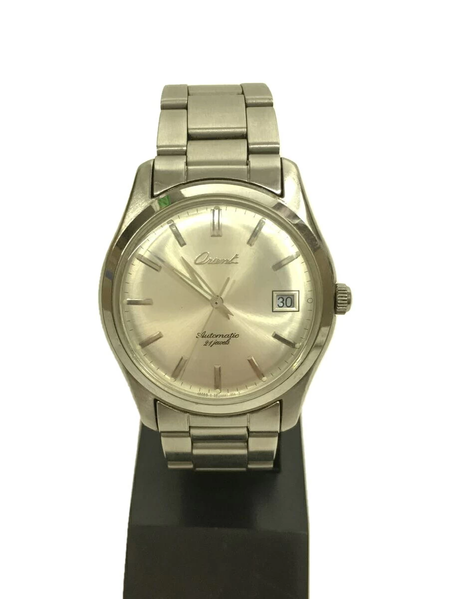 Orient Star ◆ Automatic/Ura Skeleton/Analog/Stainless Steel/SLV/SLV/597302-70
