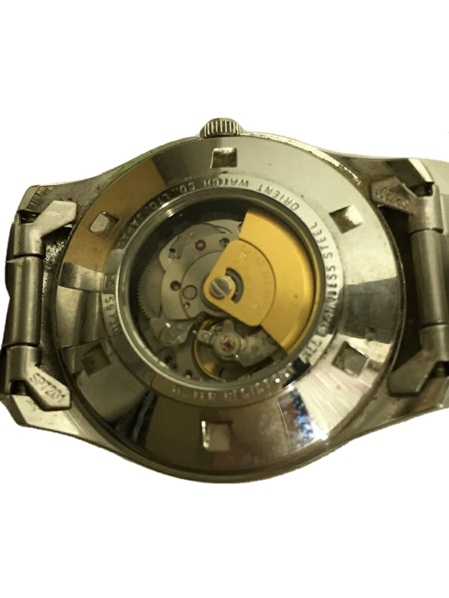 Orient Star ◆ Automatic/Ura Skeleton/Analog/Stainless Steel/SLV/SLV/597302-70