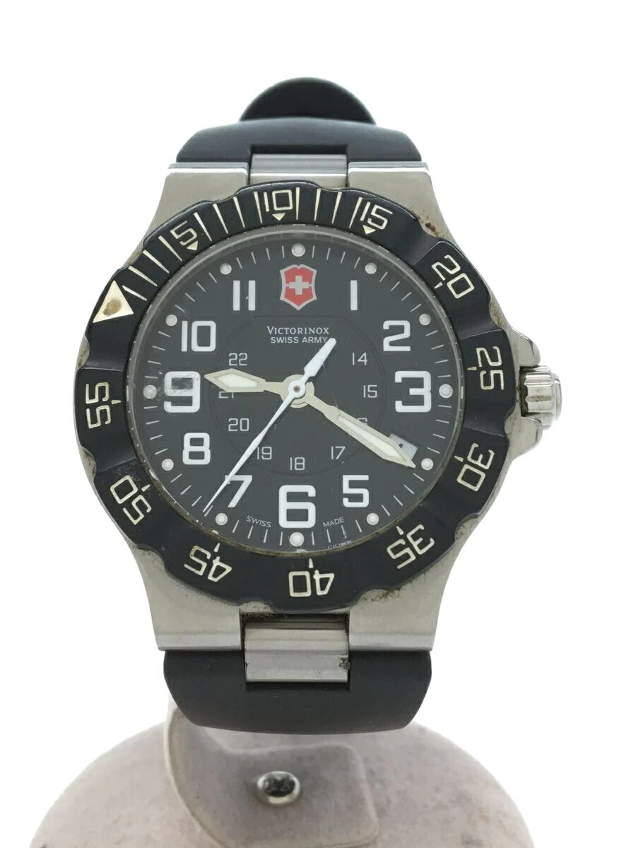 Alice.ページ VICTORINOX ◇ 241343/quartz/analog/rubber/BLK/BLK - Timepeaks