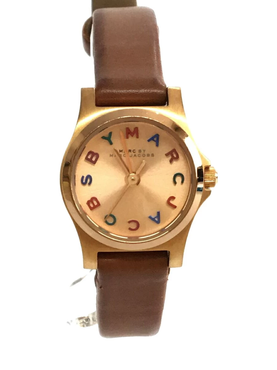 MARC BY MARC JACOBS ◆ Quartz/Analog/Leather/GLD