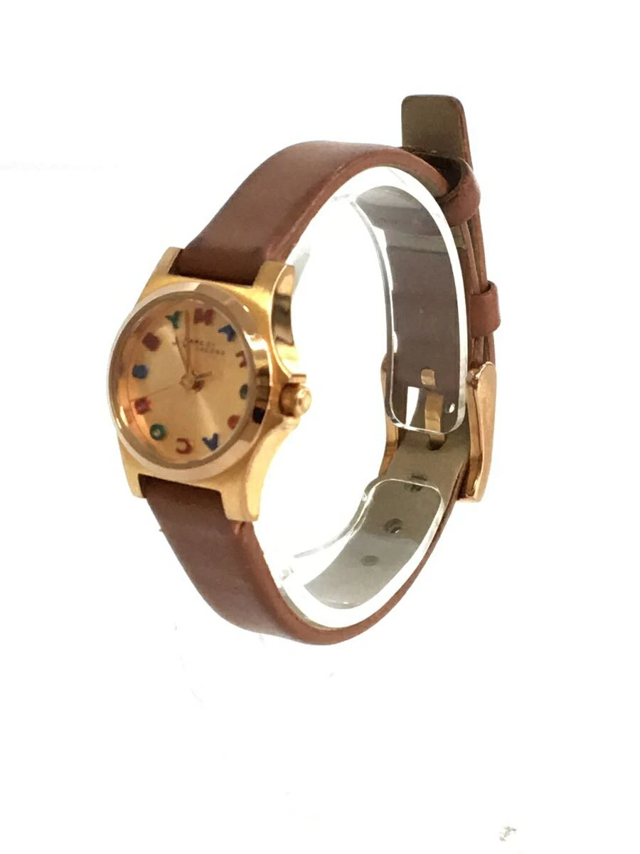 MARC BY MARC JACOBS ◆ Quartz/Analog/Leather/GLD