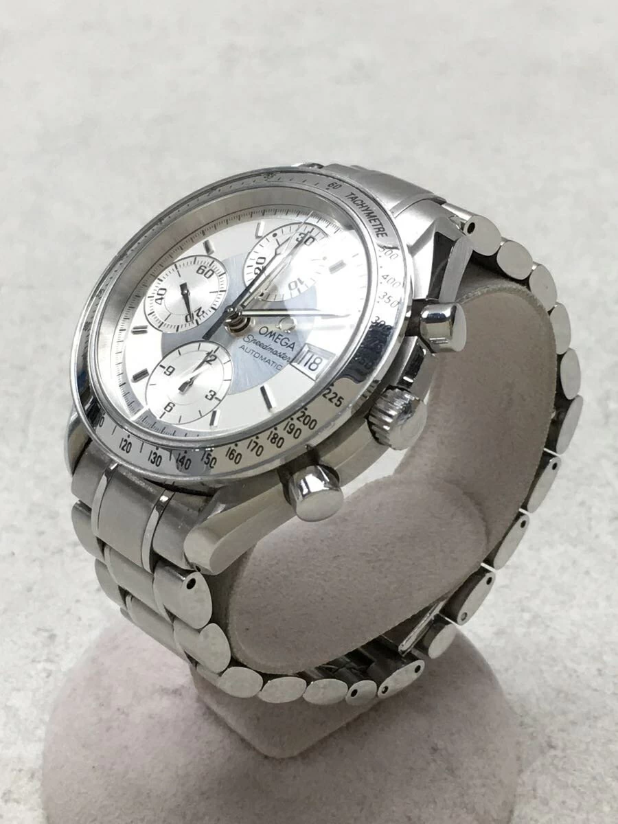 OMEGA ◆ Speedmaster_Date_AT_SS_39mm/3513.30/SLV/SLV/Scratch/Puncture/Stains