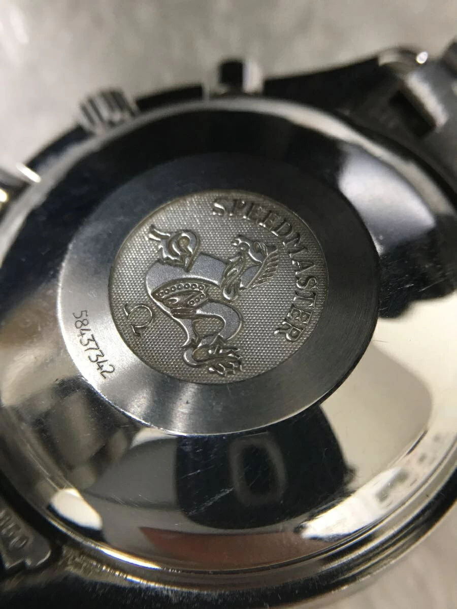 OMEGA ◆ Speedmaster_Date_AT_SS_39mm/3513.30/SLV/SLV/Scratch/Puncture/Stains