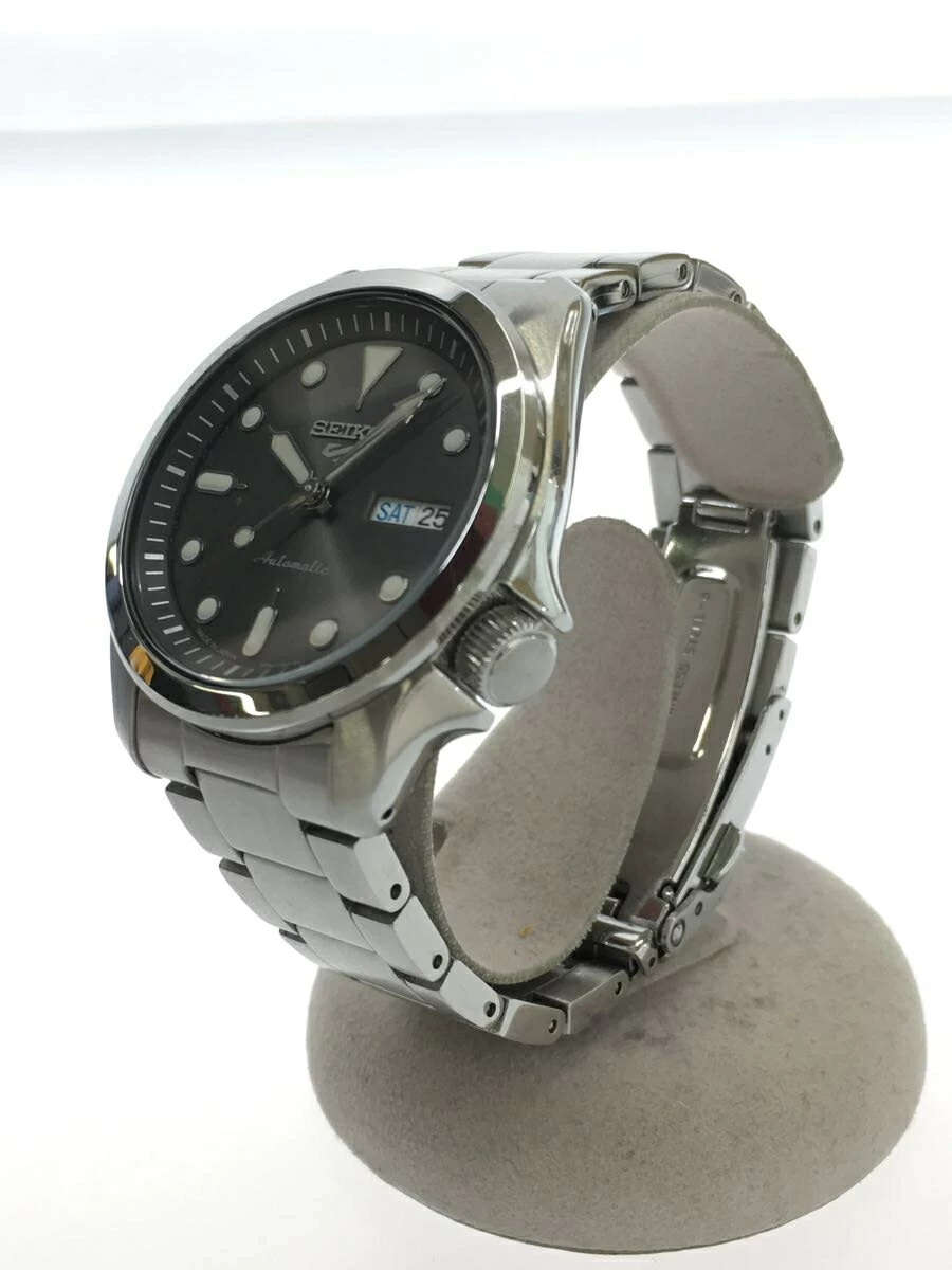 SEIKO ◆ automatic/analog/stainless steel/silver/gray/4R36-08L0