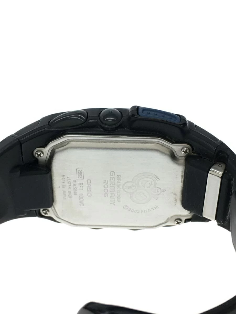 CASIO ◆ PHYS TIMERS1/2006 German World Cup/Quartz/Digital/Rubber/BLK