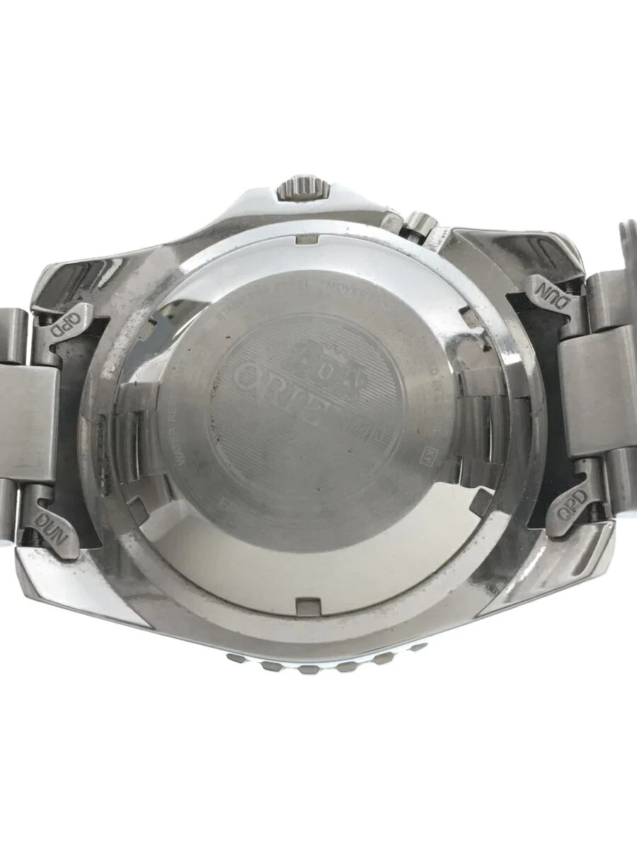 ORIENT ◆ Divers/Automatic/Analog/Stainless Steel/BLK/SLV/EM75-CO-A Divers Day-Date