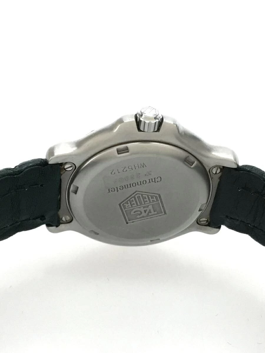 TAGHeuer ◆ TAG Heuer/automatic winding/analog/leather/BLK/GRN/20230402 day difference +5