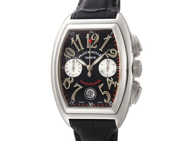 Franck Muller Conquistador Chronograph 8001CC Finished/Disassembled Cleaned with Box and Warranty [JS1188]