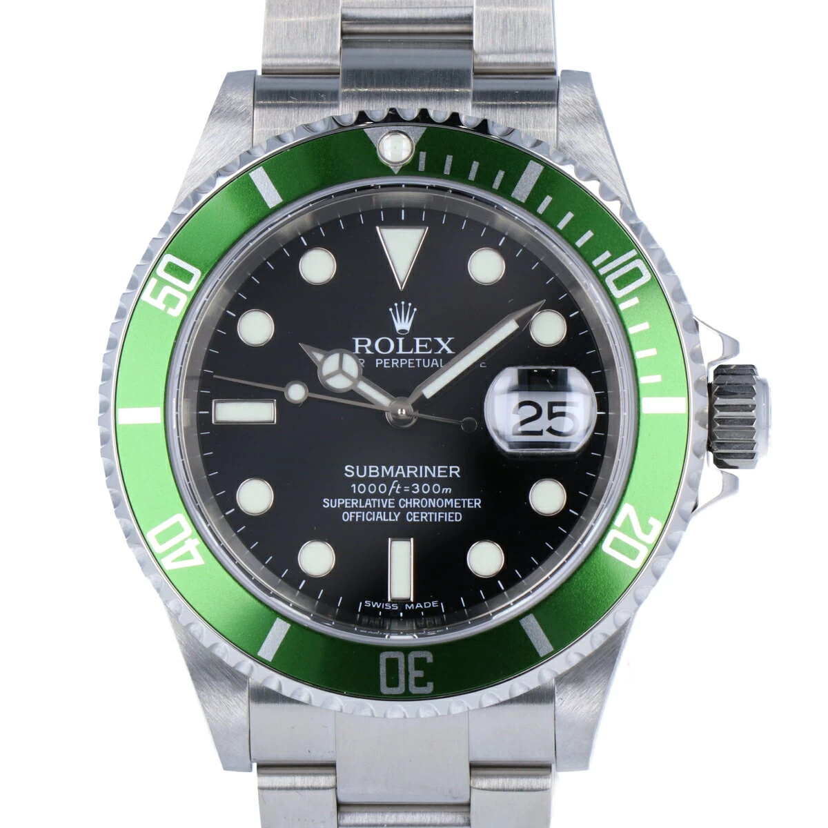 [ROLEX] Rolex Submariner Date Green Sub 16610LV Z Number 2006 Stainless Steel SS 40mm Black Dial Black Dial Automatic Automatic USED-SA [9304] Pawn Shop Sendai Oroshimachi Store Rakuten Ichiba