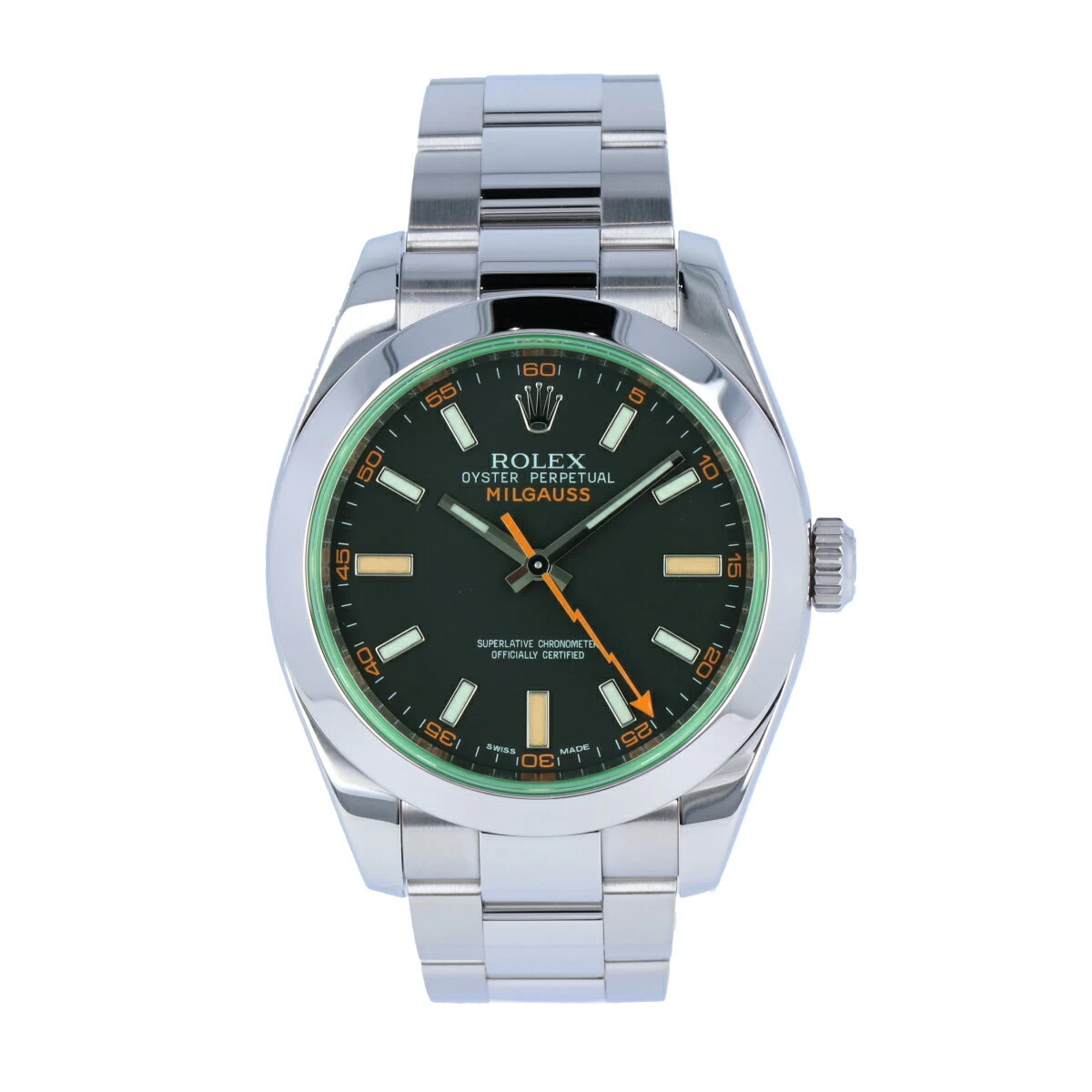 [ROLEX] Rolex Milgauss 116400GV Random Serial Stainless Steel SS 40mm Black Dial Black Dial Automatic Automatic USED-SA [9304] Pawn Shop Sendai Oroshimachi Rakuten Ichiba