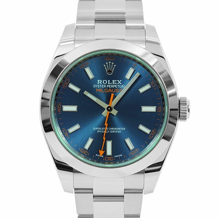 Rolex Rolex Milgauss Oyster Bracelet Z Blue 116400GV 
