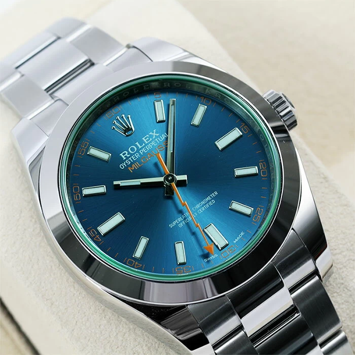 Rolex Rolex Milgauss Oyster Bracelet Z Blue 116400GV 