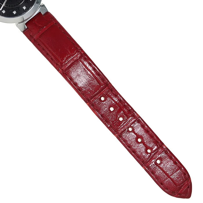[Good Condition] Louis Vuitton [Louis VUITTON] QA143Z Tambour Slim PM 11P Diamond Monogram Quartz Ladies Monogram Pattern Leather Belt LV TAMBUR SLIM MONOGRAM DIAMONDS WATCH [A Rank]