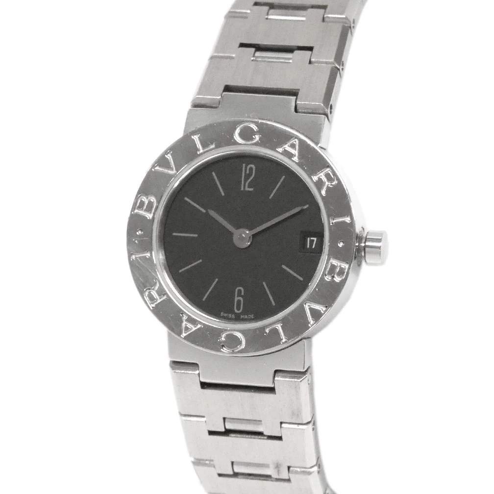  Bvlgari Ladies BBS23SS BVLGARI Bulgari Watch Stainless Steel Black x Silver JJS00651 Genuine [Entry Required] [5/17 Until 2:00]